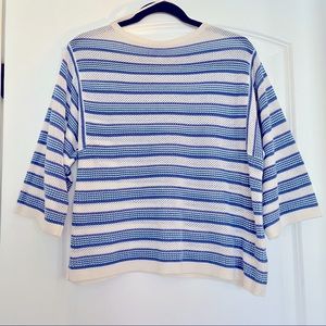 & Other Stories Striped Crochet Sweater